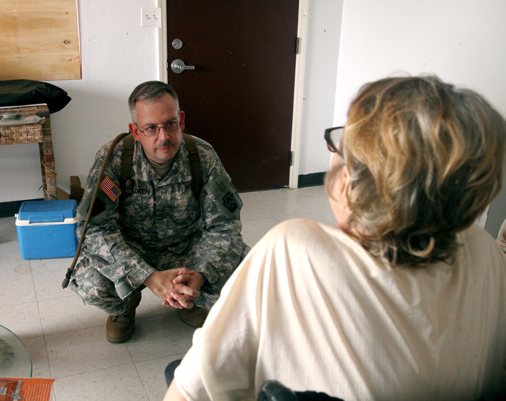 Pennsylvania National Guard medical personnel assist U.S. Virgin Islands residents