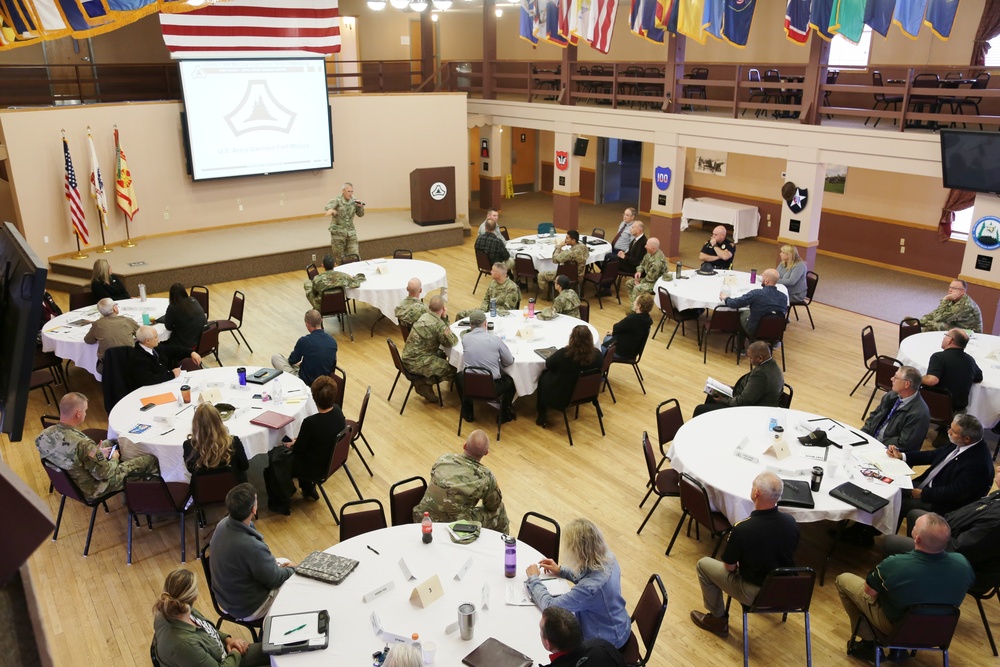 Garrison-Tenant Staff Meeting brings ideas together at Fort McCoy