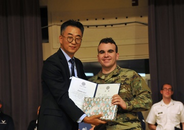First-semester Army student wins Korean contest at DLIFLC