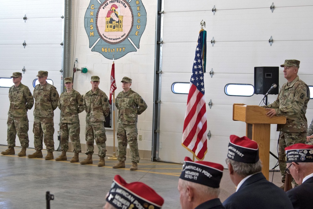 Sparta-based 661st Engineer Detachment Firefighting Team Mobilizes for Iraq