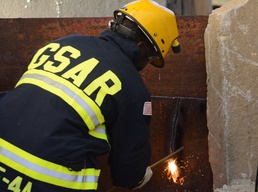 Georgia Search,Rescue Team 4A conducts structural collapse rescue training at Fort Benning