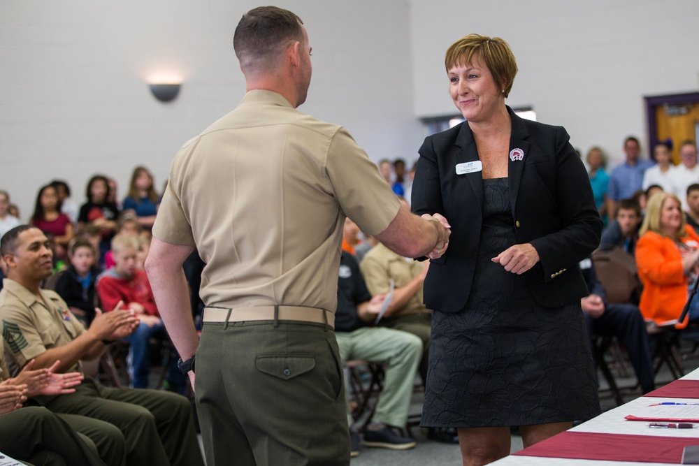 MTACS-28 and Tucker Creek Middle School Adopt-A-School