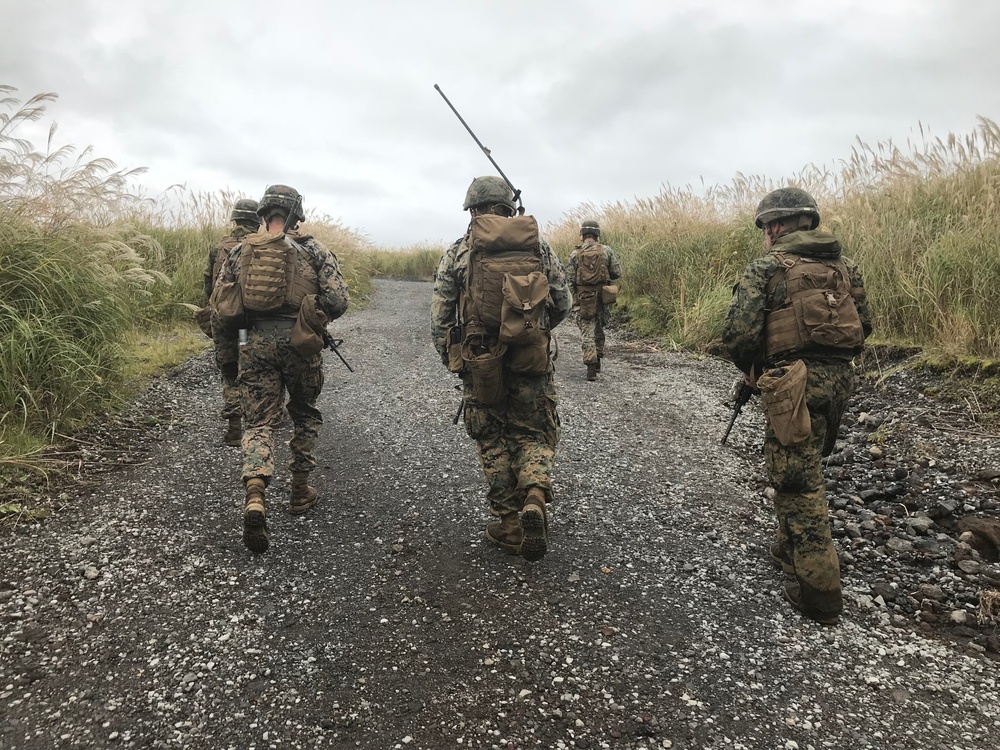1/8 Marines train through tough weather, terrain