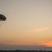 173rd Paratrooper Glides to Night Landing