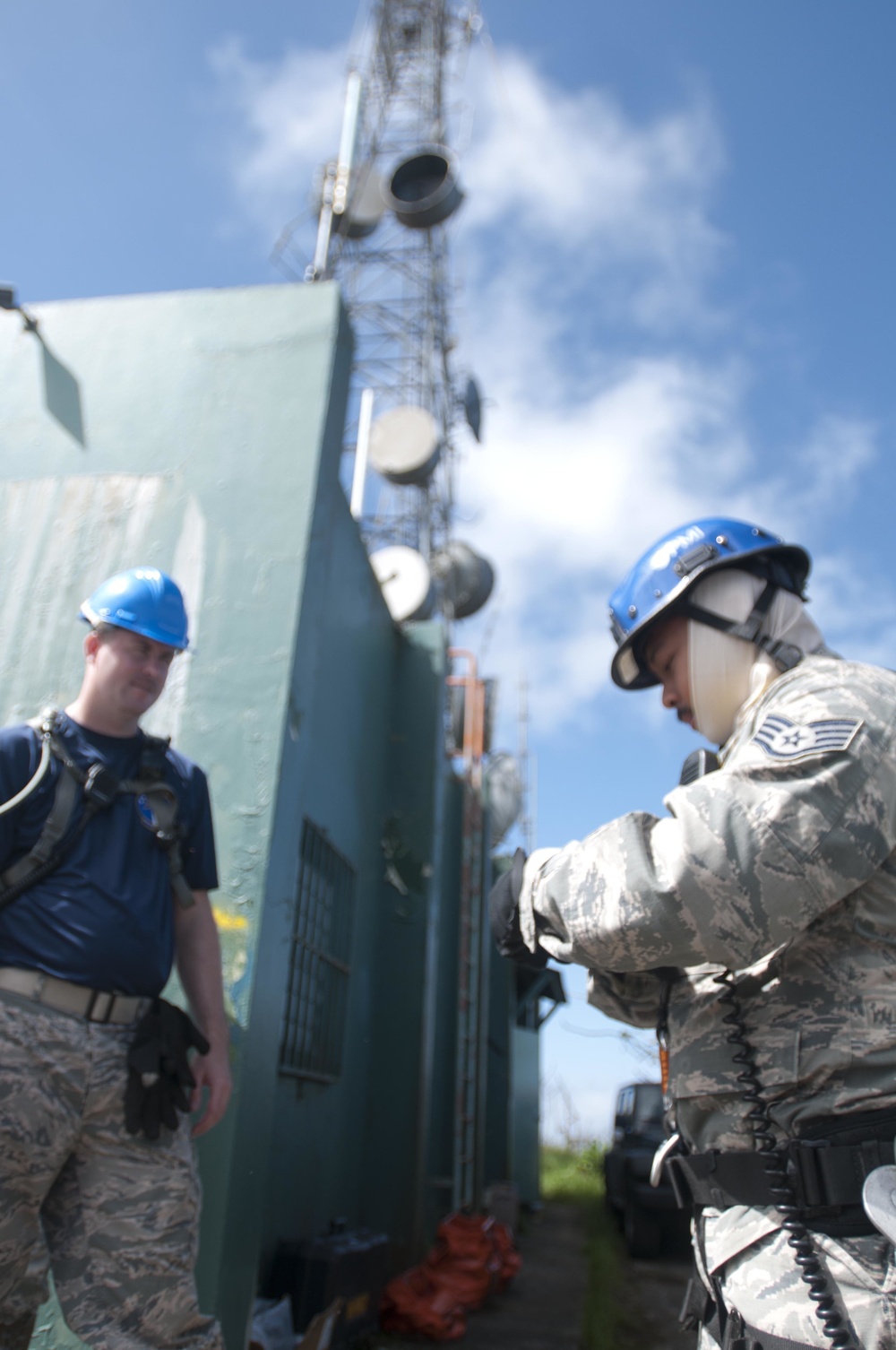 Top of the World: 85th EIS airmen work to restore radio comms in Puerto Rico