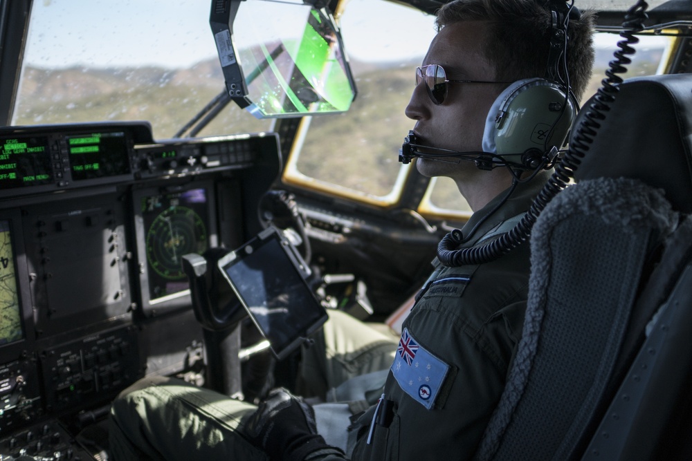 USAF, RAAF Formation Flight at Talisman Saber 2017
