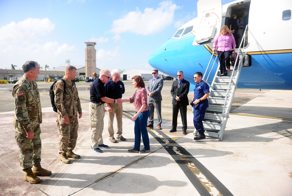 Hurricane Maria: Congressional Delegation Tours Storm Damage in Puerto Rico
