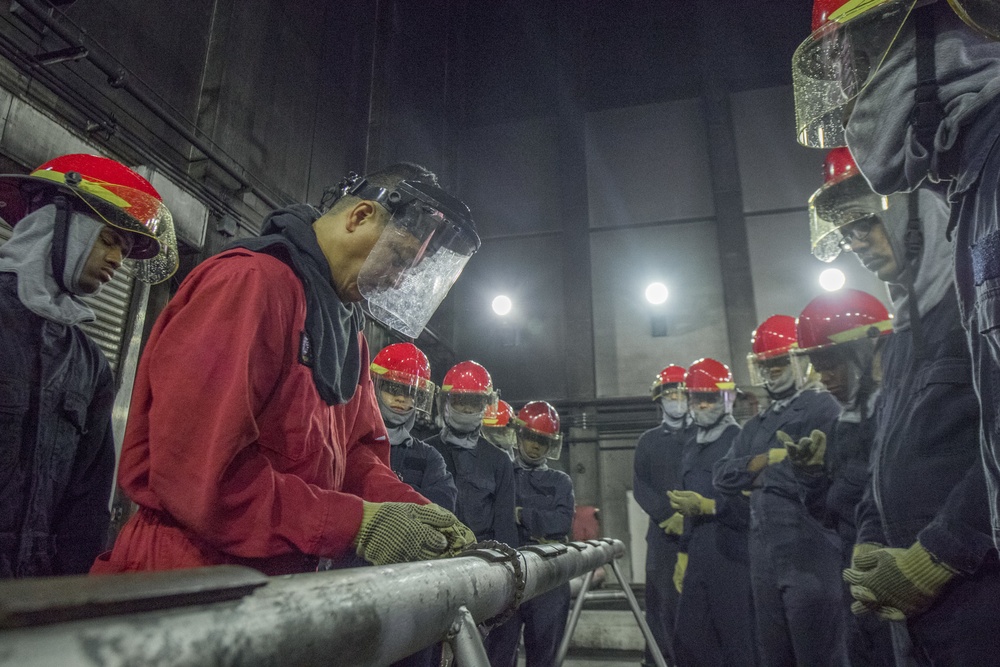 Damage Control Wet Trainer Course, Yokosuka