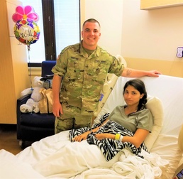 A 505th TTSB Soldier helps at October 1 tragedy