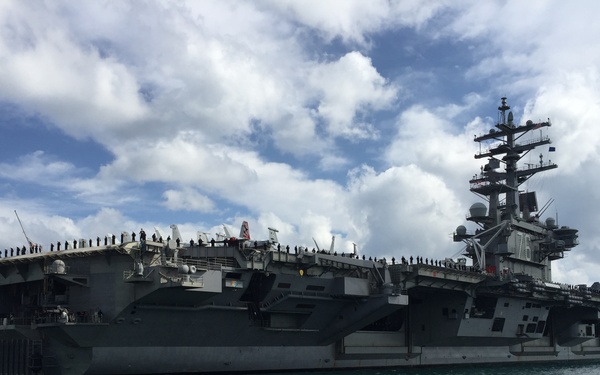 USS Ronald Reagan (CVN 76) Carrier Strike Group Press Conference