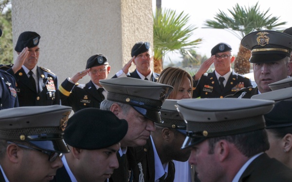 Nevada Guard leaders pay respect to fallen hero killed in Las Vegas Strip shooting