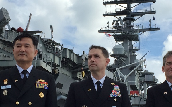 USS Ronald Reagan (CVN 76) Carrier Strike Group Press Conference