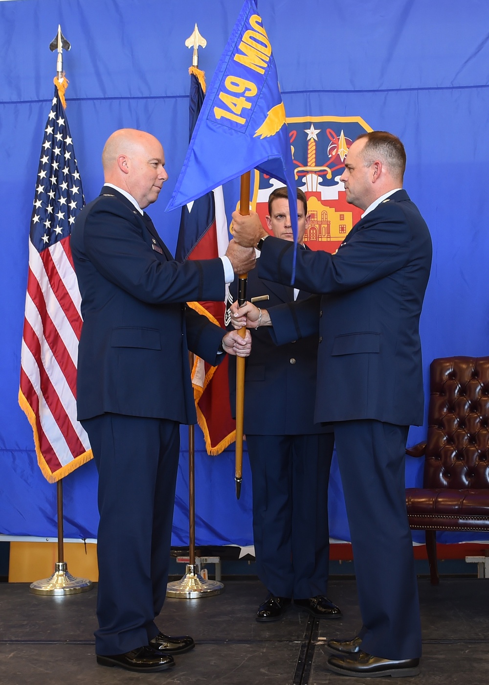 149th Fighter Wing holds change of command ceremony