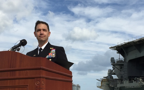 USS Ronald Reagan (CVN 76) Carrier Strike Group Press Conference