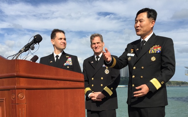 USS Ronald Reagan (CVN 76) Carrier Strike Group Press Conference