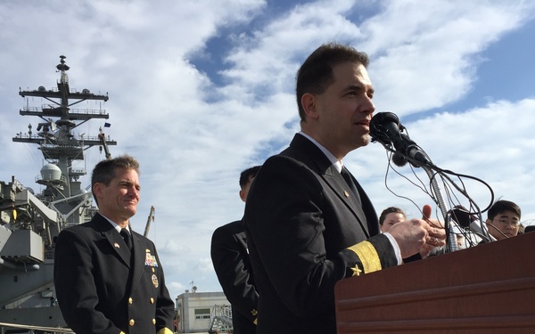 USS Ronald Reagan (CVN 76) Carrier Strike Group Press Conference