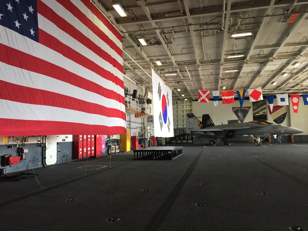 USS Ronald Reagan (CVN 76) Carrier Strike Group Press Conference