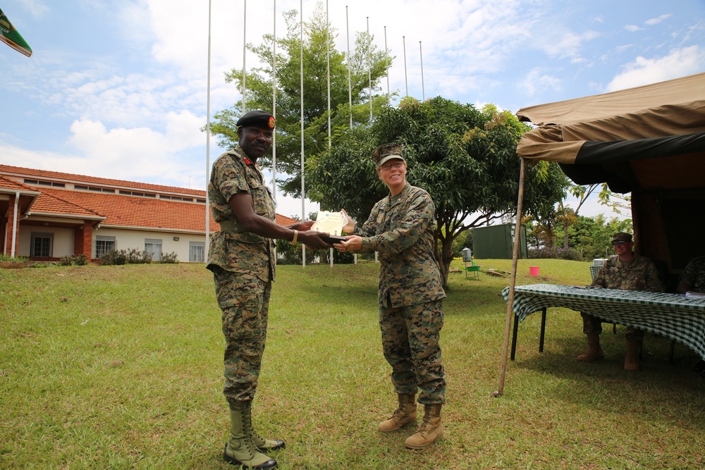 Promising future: SPMAGTF-CR-AF LCE Marines and Sailors concludes first phase of training UPDF soldiers