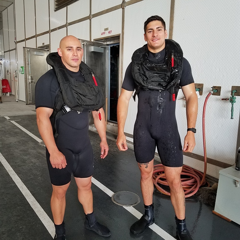 Trenton’s MILDET features reserve SAR swimmers