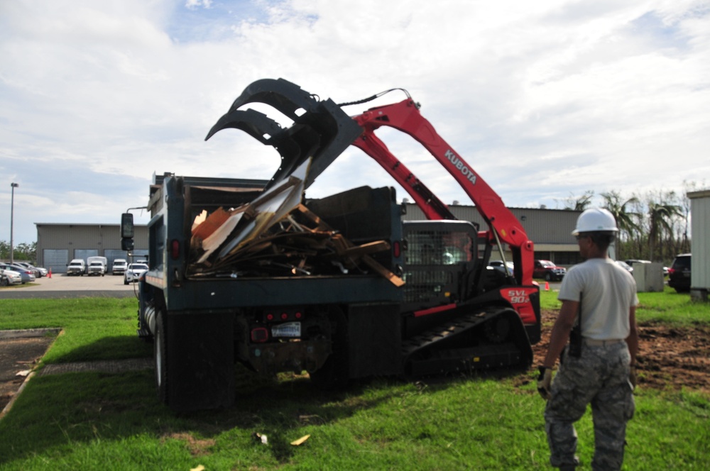 156th Civil Engineering Squadron continues base clean up effort