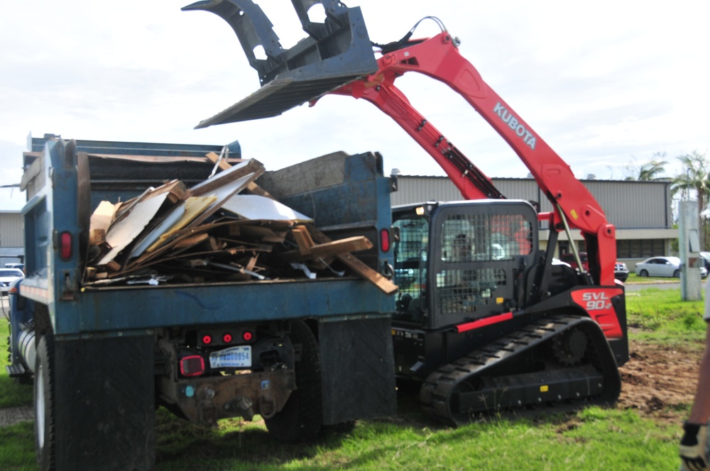 156th Civil Engineering Squadron continues base clean up effort