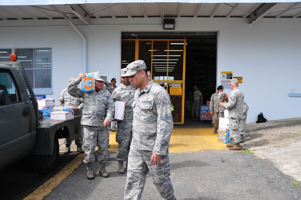 The Emergency Family Assistance Center is operational at Muniz Air National Guard Base