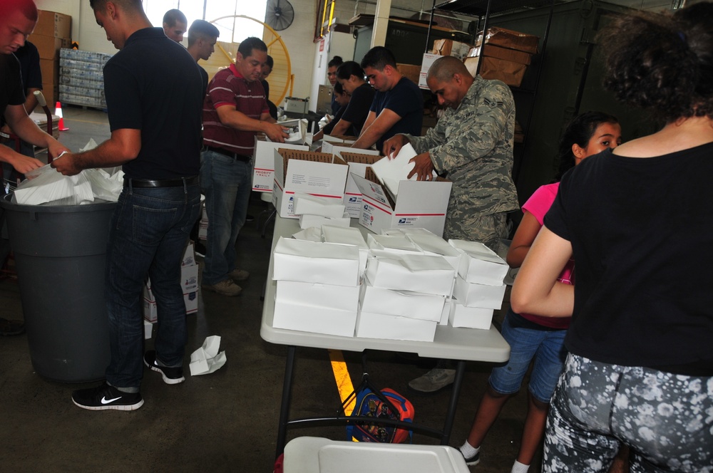 The Emergency Family Assistance Center is operational at Muniz Air National Guard Base