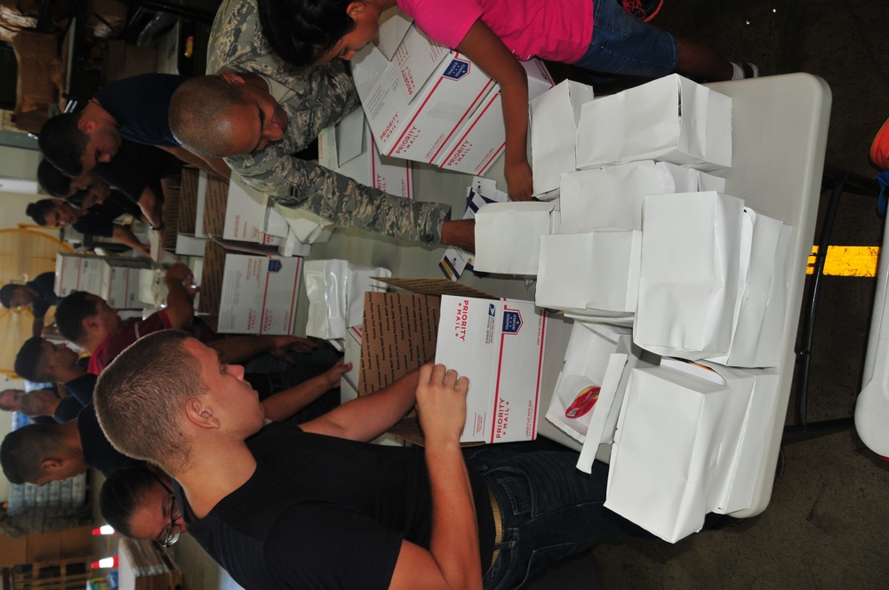 The Emergency Family Assistance Center is operational at Muniz Air National Guard Base