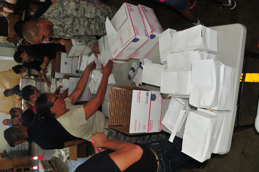 The Emergency Family Assistance Center is operational at Muniz Air National Guard Base