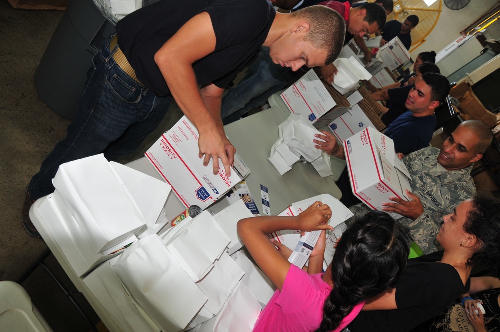 The Emergency Family Assistance Center is operational at Muniz Air National Guard Base