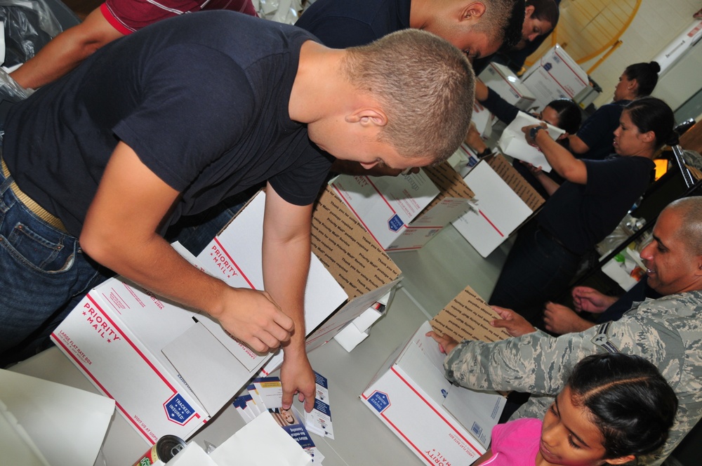 The Emergency Family Assistance Center is operational at Muniz Air National Guard Base