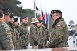US and Polish CAV Troops Participate in Patch Ceremony [Image 8 of 12]