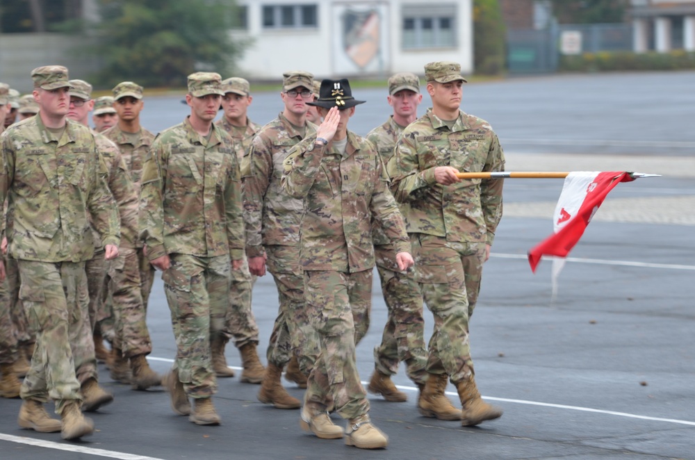 US and Polish CAV Troops Participate in Patch Ceremony