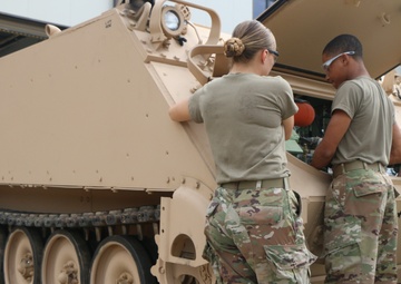 Spartans learn to maintain new vehicles