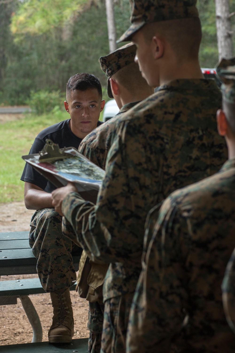 Recruits find their way through Marine boot camp while at MCRD Parris Island
