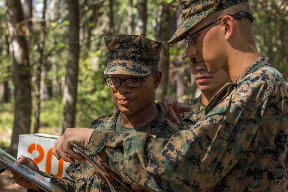Recruits find their way through Marine boot camp while at MCRD Parris Island