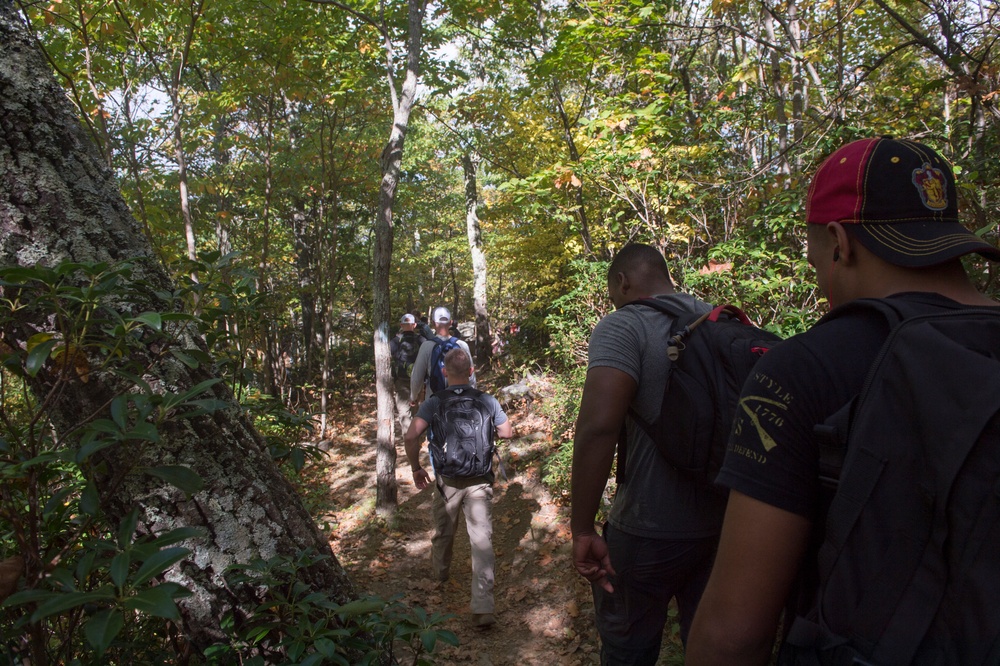 CIB OLD RAG MOUNTAIN HIKE