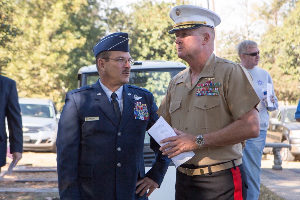 4th MAW leaders attend memorial and celebration in Mississippi