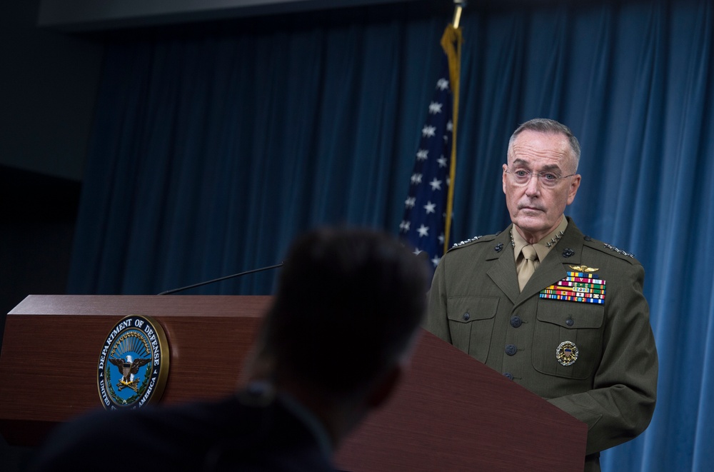 CJCS briefs media about Niger operations