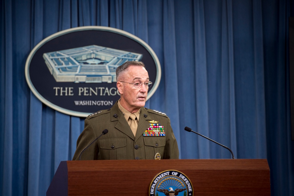 CJCS briefs media about Niger operations