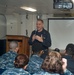 Chaplain Speaks with Sailors
