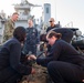 Sailors conduct medical drill aboard USS Rushmore during Dawn Blitz 2017