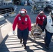 Sailors conduct medical drill aboard USS Rushmore during Dawn Blitz 2017