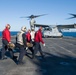 Sailors conduct medical drill aboard USS Rushmore during Dawn Blitz 2017