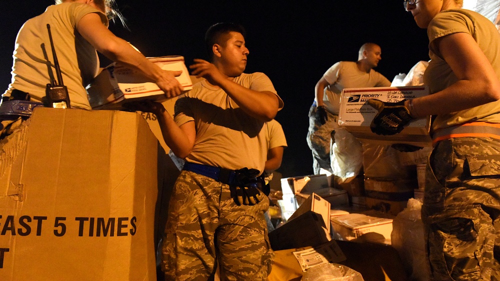 Air National Guard delivers mail to Puerto Rico