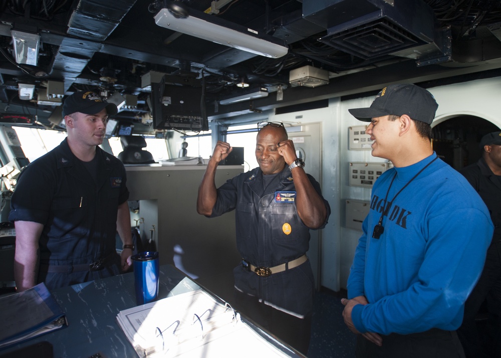 GHWB is the flagship of Carrier Strike Group (CSG) 2, which is comprised of the staff of CSG-2; GHWB; the nine squadrons and staff of Carrier Air Wing (CVW) 8; Destroyer Squadron (DESRON) 22 staff and guided-missile destroyers USS Laboon (DDG 58) and US..