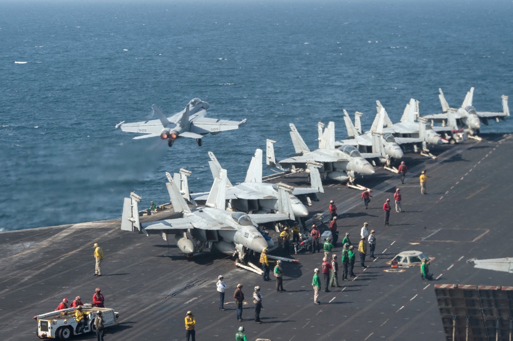 Nimitz Conducts Flight Ops