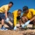 USS Bonhomme Richard (LHD 6) Junior Sailor Association Beach Clean-up