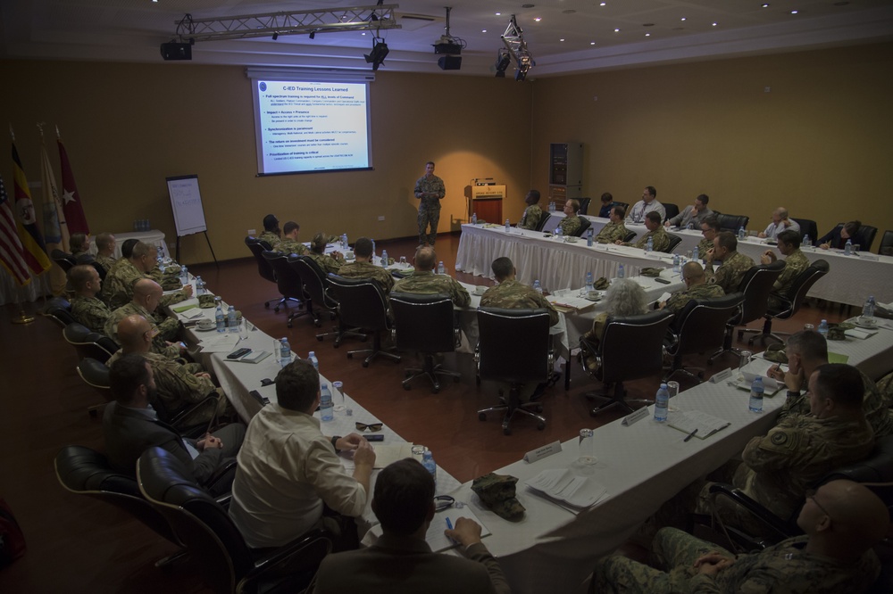 CJTF-HOA gathers for Defense Attaché Conference in Uganda