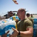 Marines load supplies for Puerto Rico